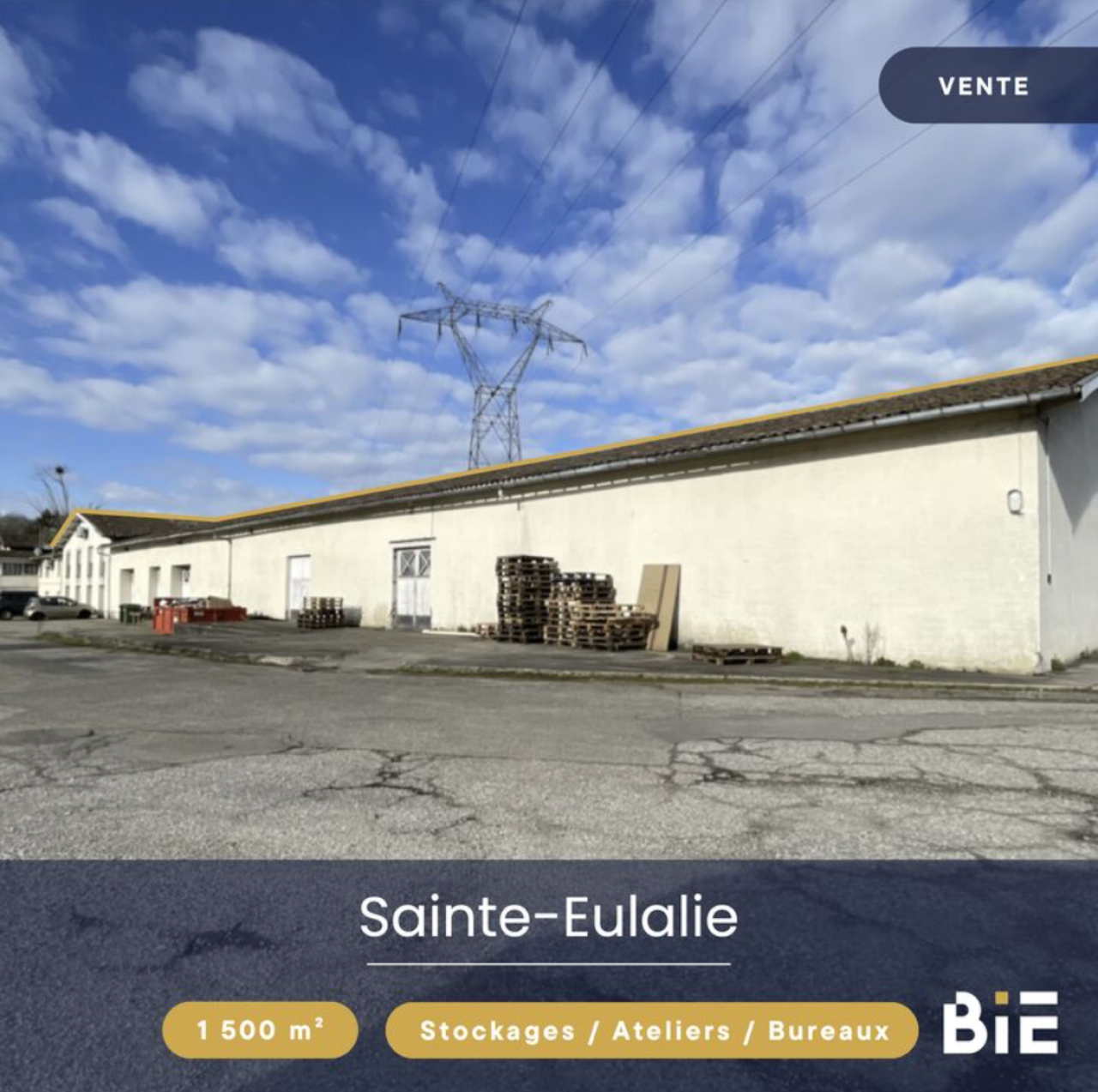 Transaction - Sainte Eulalie - Bâtiment de stockage / atelier